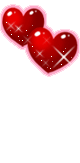 Gif animé coeurs rouges